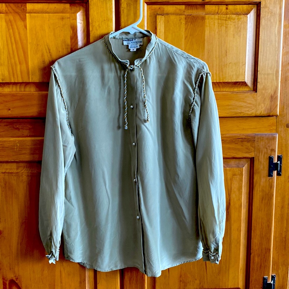 Gianni Versace vintage party blouse size 8